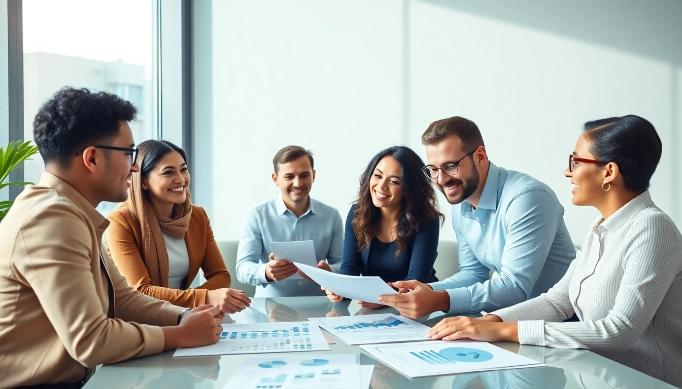 Business loan lender assisting small business owners with financing solutions, emphasizing trust and growth, accessible and professional.