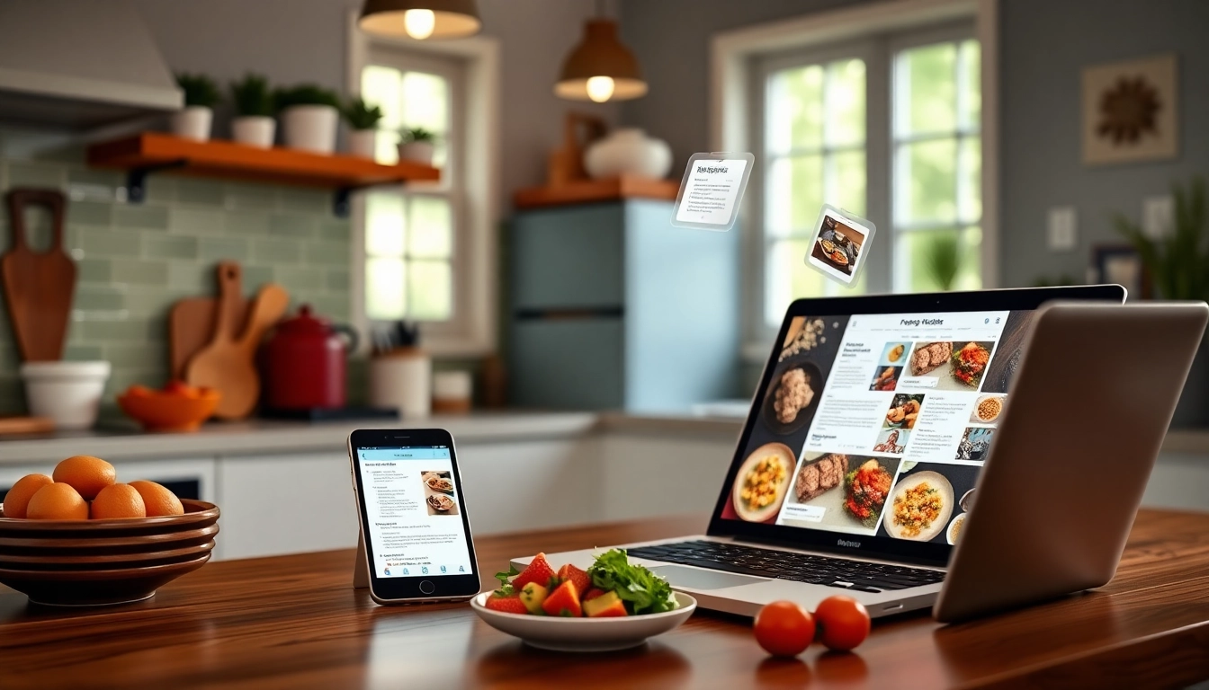 Effortlessly save recipes from anywhere with a seamless digital kitchen setup, highlighting flexibility and control.