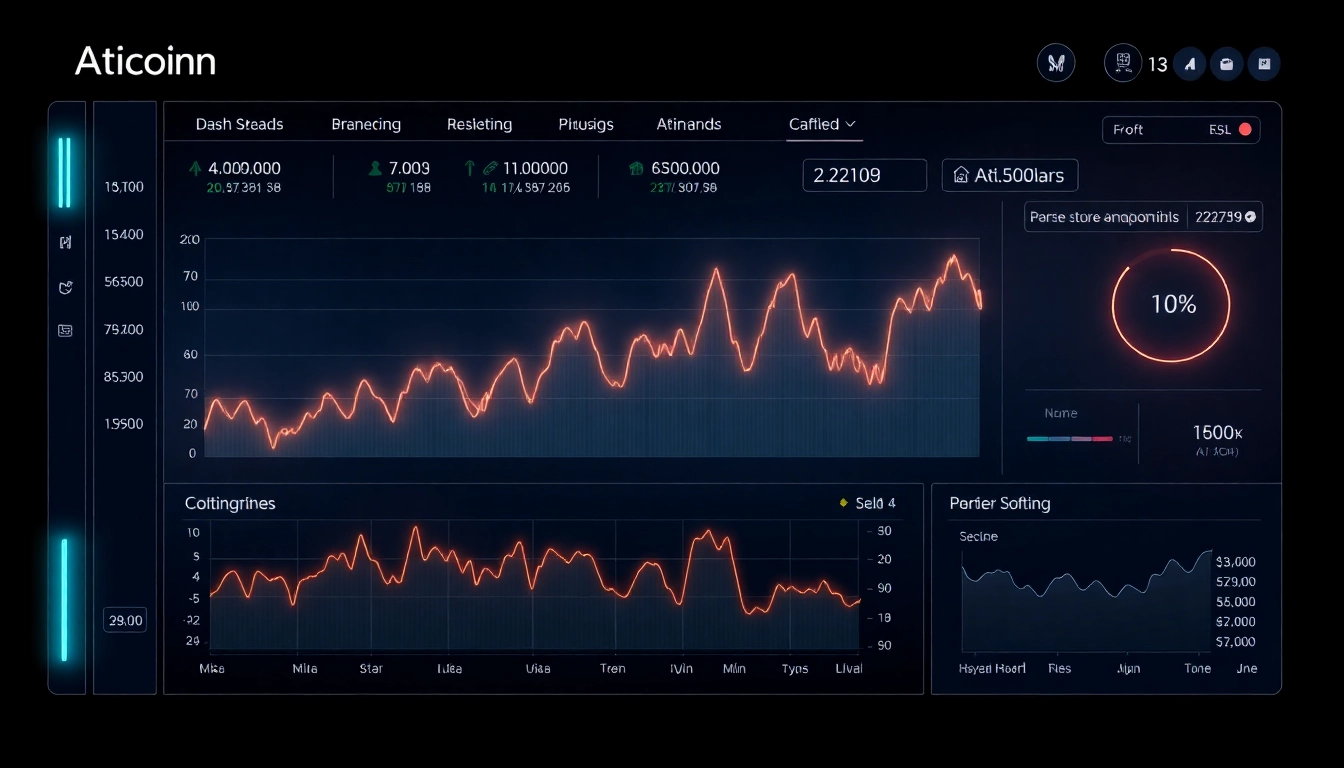 Aicoin dashboard showcasing real-time market data and advanced cryptocurrency analysis tools